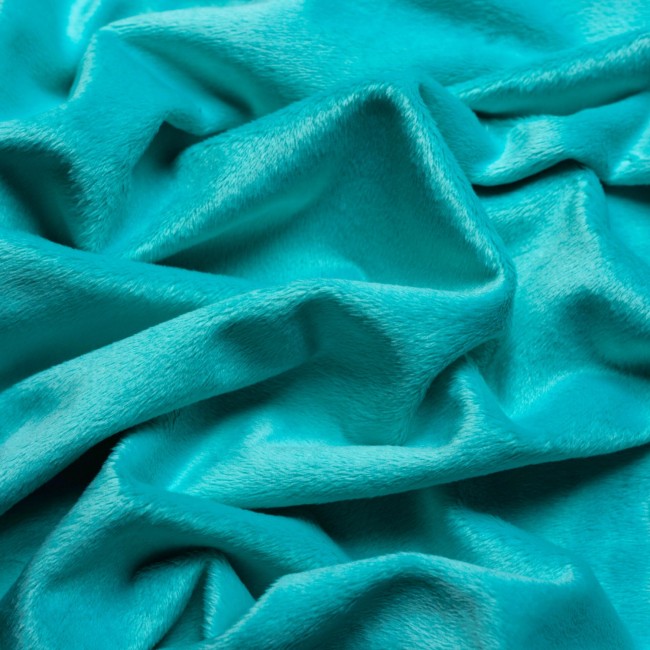 Мінкова однотонна тканина - М'ята