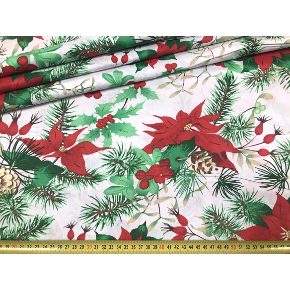 Бавовняна тканина - Різдвяна зірка Віфлеєму