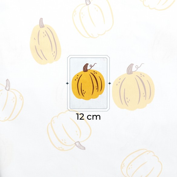 Tkanina bawełniana - Dynie, Halloween