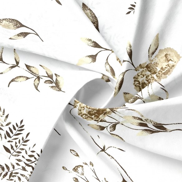 Бавовняна тканина - Бежеві гілки