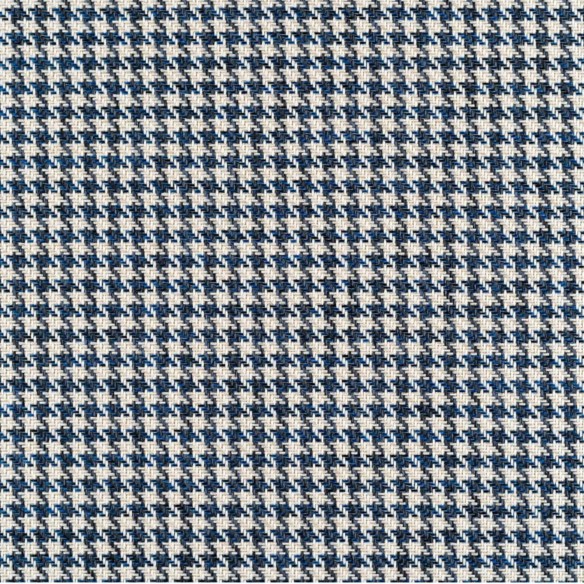 Tkanina obiciowa PEPITKA - Błękitno czarna