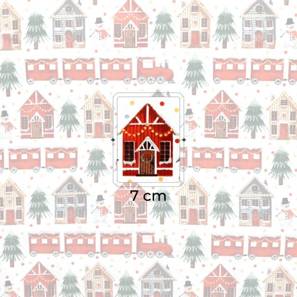 Бавовняна тканина - Різдвяний потяг