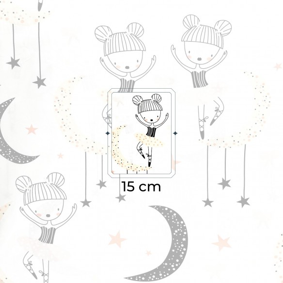 Бавовняна тканина - Балерини та Зірки