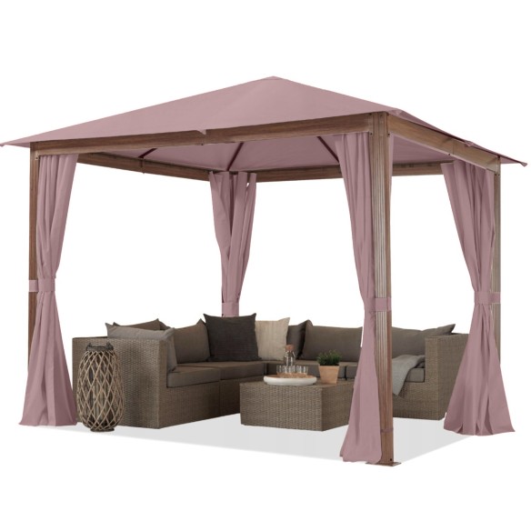 Водонепроникна тканина - пастельний рожевий оксфорд