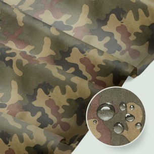 Tkanina wodoodporna - Oxford moro ciemne wz.93