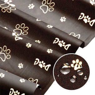 Tkanina wodoodporna - Oxford DOGGY złoty