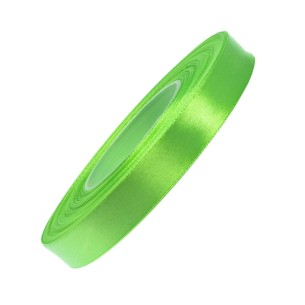 Tasiemka satynowa - 12mm długość 32mb - Jasno zielona
