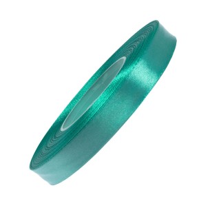 Tasiemka satynowa - 12mm długość 32mb miętowa