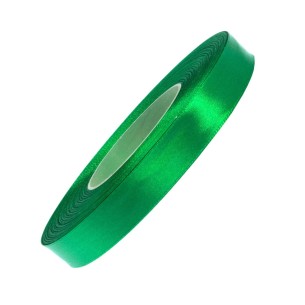 Tasiemka satynowa 12mm długość 32mb - Ciemno zielona