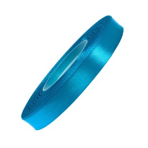 Tasiemka satynowa - 12mm długość 32 mb - Turkusowa