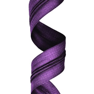 Стрічка-блискавка - фіолетова 3 см