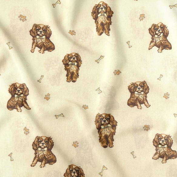 Бавовняна тканина - кавалер, латте