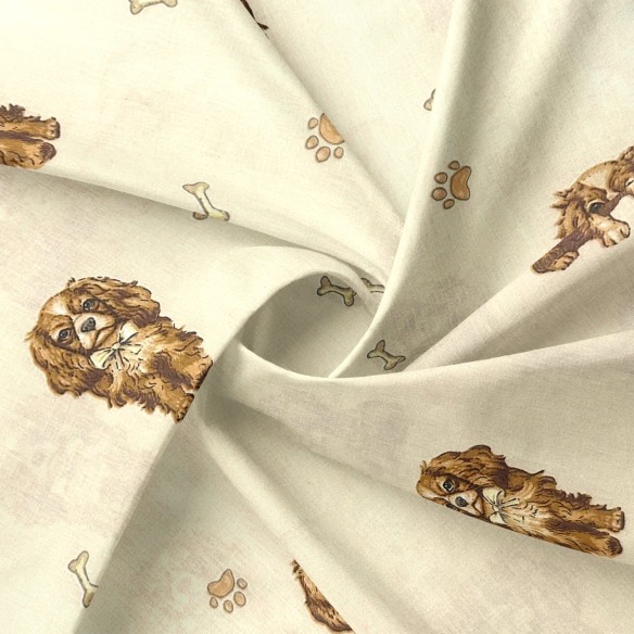 Бавовняна тканина - кавалер, латте