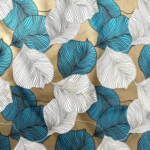 Tkanina bawełniana - Liść wachlarz