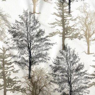 Бавовняна тканина - Бежевий ліс