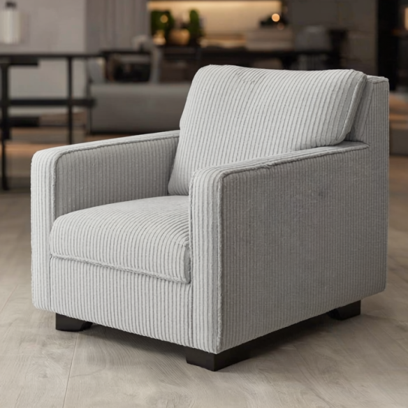 Оббивна тканин LINCOLN Велюр - Світло-сірий  - Cottye