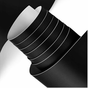 Чорна самоклейна PU шкіра – Оббивна тканина