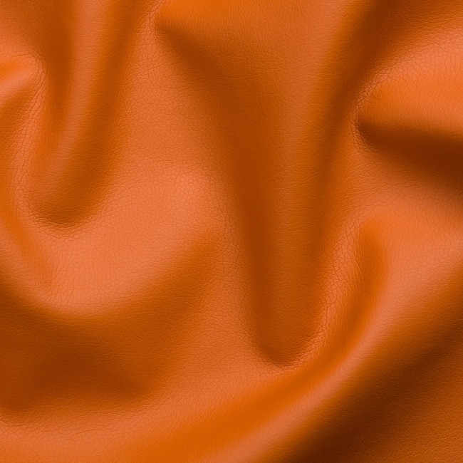 Tkanina obiciowa tapicerska EKOSKÓRA - Pomarańczowa