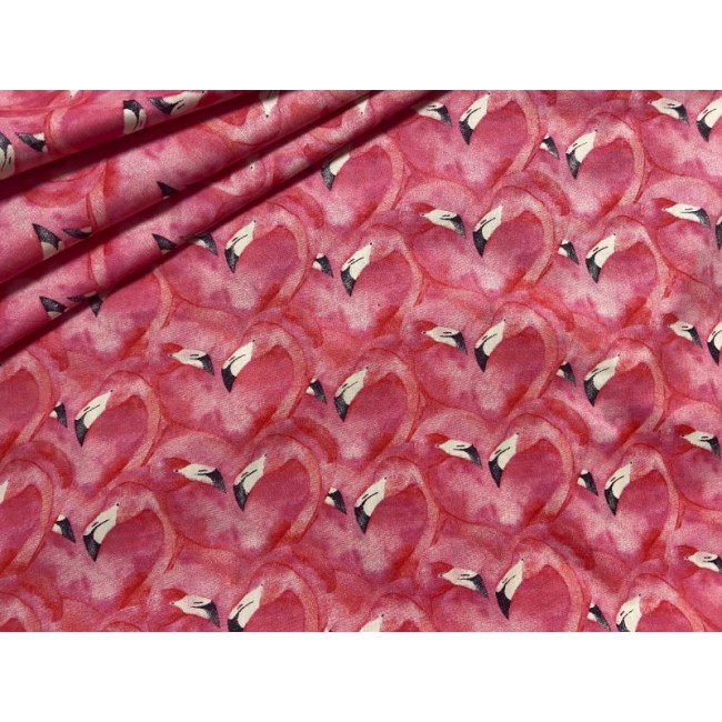 Бавовняна тканина - Рожеві фламінго в кіно