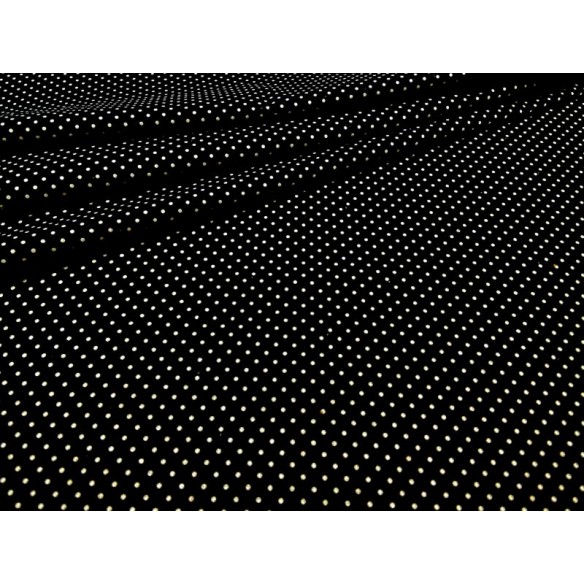 Бавовняна тканина - чорний мак 2 мм
