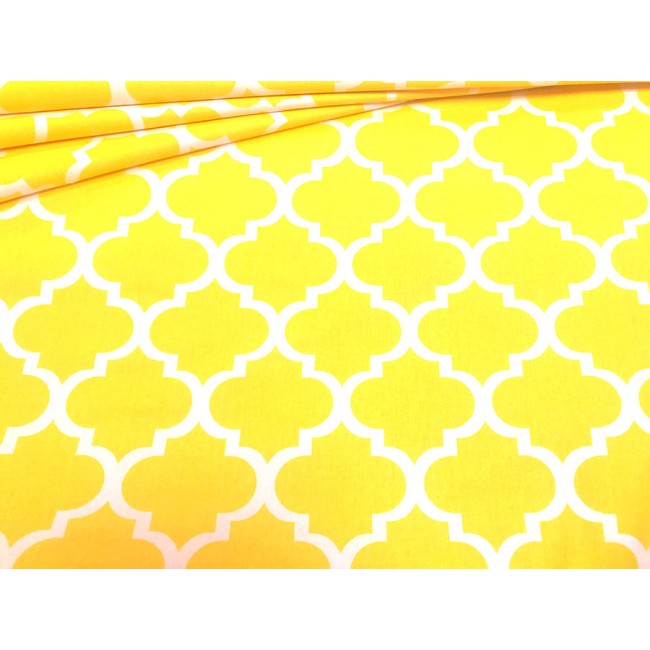 Tkanina bawełniana - Maroko żółte