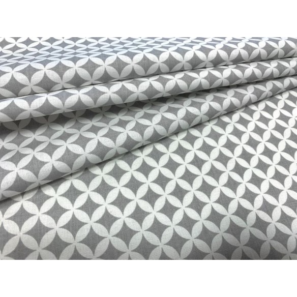 Бавовняна тканина - марокко тонкого сірого кольору