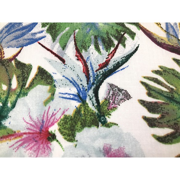 Tkanina bawełniana - Kwiat hibiskus