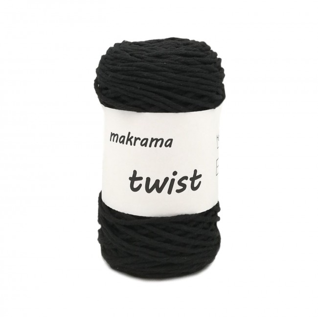 Струна MAKRAMA TWIST 300г / 100м - Чорна