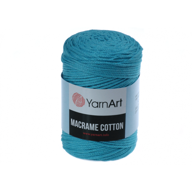 YarnArt Macrame Cotton 2 mm 225mb - Turkus 763
