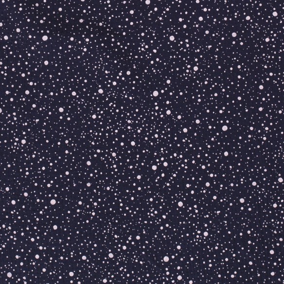 Подвійна марля бавовняна муслін DOUBLE GAUZE PREMIUM - темно-синя галактика