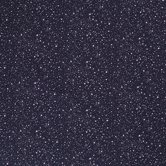 Подвійна марля бавовняна муслін DOUBLE GAUZE PREMIUM - темно-синя галактика