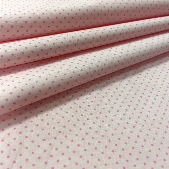 Бавовняна тканина - Булавки на рожевому