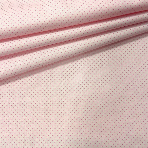 Бавовняна тканина - Булавки на рожевому